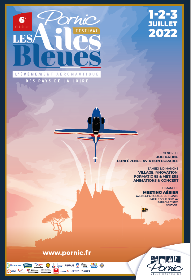 affiche ailes bleues